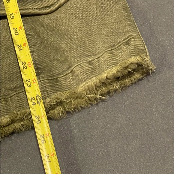 Free People jean jacket women’s‎ size small NWOT green - Picture 8 of 11